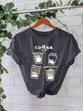 Women'WB shield FOG Cup & Letter Print Round Neck Tee, Casual Short Sleeve Crew Neck T-shirt for Summer, Fashion Women'WB...