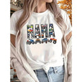 Women'WB shield FOG MAMA Graphic T-Shirt with Playful Cartoon Vehicle Design - Short Sleeve, All-Season Casual Top for...