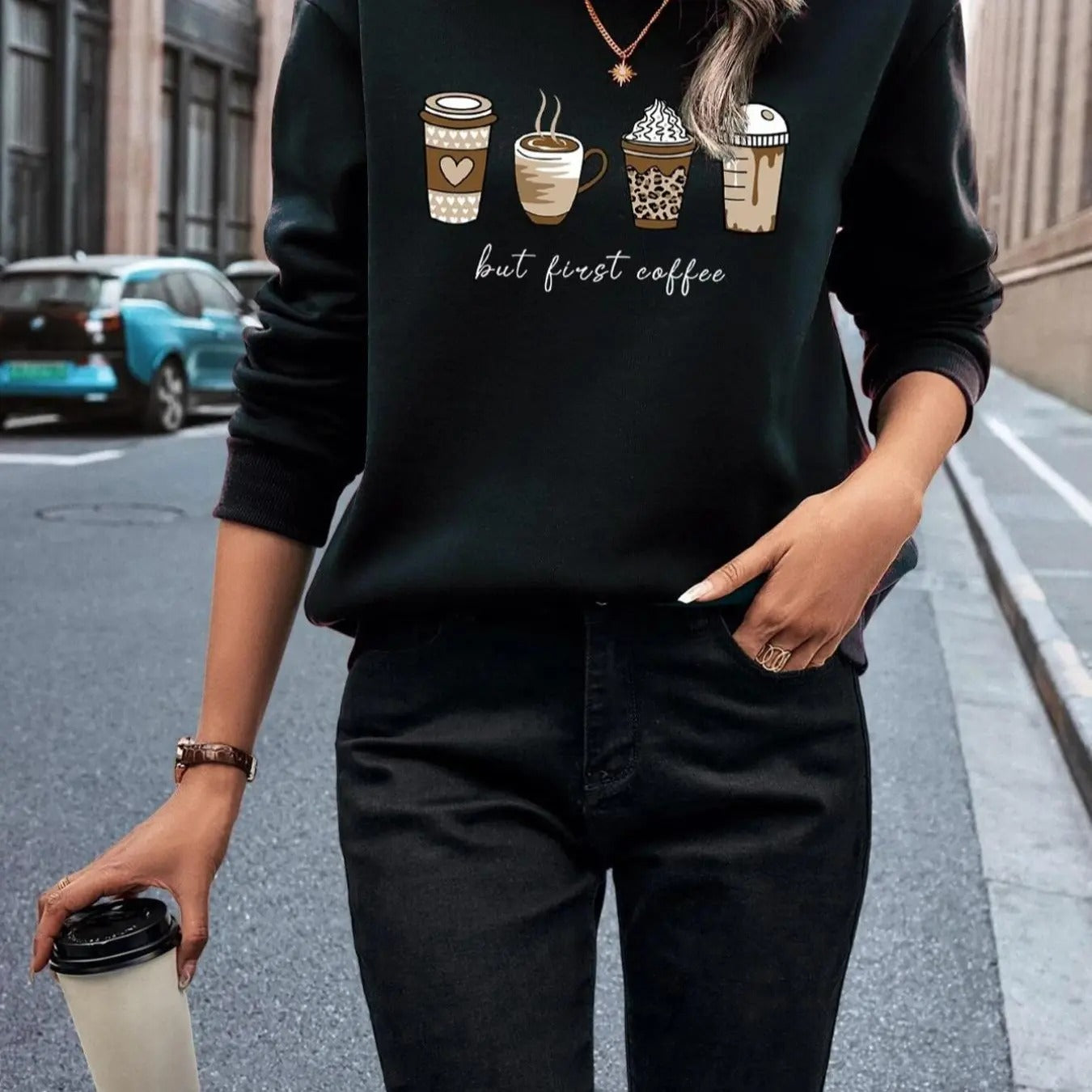Women'WB shield FOG Print Crew Neck Sweatshirt, Casual Long Sleeve Pullover for Fall & Winter, Women'WB shield TNF for...