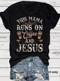 Women'WB shield FOG Print Round Neck Tee, Fashion Casual Crew Neck T-Shirt for Daily Holiday Vacation Outdoor Wear,...