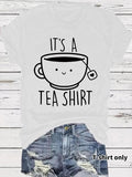 Women'WB shield FOG Print Round Neck Tee, Fashion Casual Crew Neck T-Shirt for Daily Holiday Vacation Outdoor Wear,...