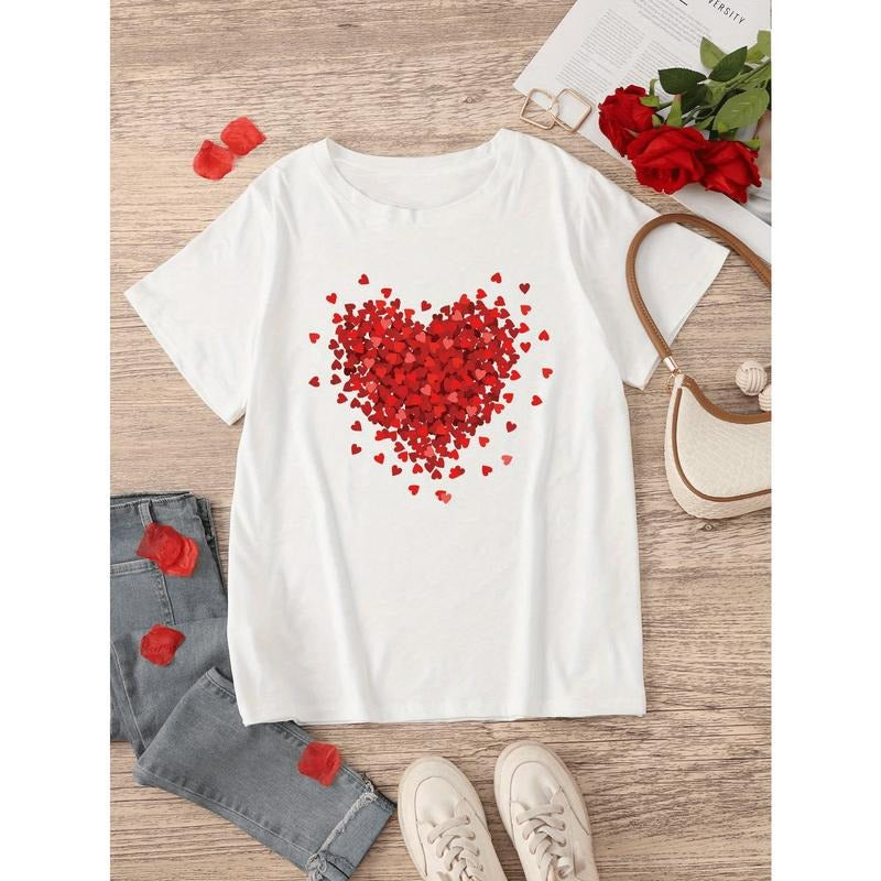 Women'WB shield Fashion Round Neck Short-Sleeved T-Shirt Trendy Spring Gunpla brand Summer Four Seasons Street Style...