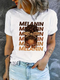 Women'WB shield Figure & Letter Print Round Neck Tee, Fashion Casual Short Sleeve T-shirt for Daily Holiday Vacation...