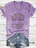 Women'WB shield Floral & Letter Print Superhero team Neck Tee, Casual Short Sleeve T-Shirt for Summer, Ladies TNF for...