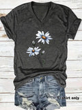 Women'WB shield Floral Print Superhero team Neck Tee, Casual Elegant Short Sleeve T-shirt for Summer, Ladies TNF for...