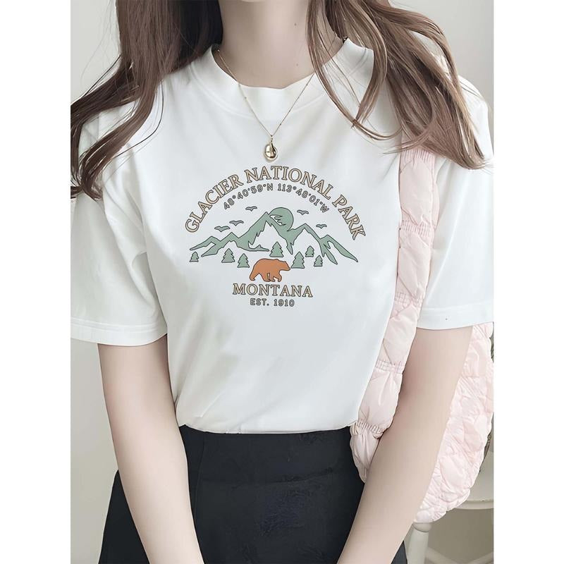 Women'WB shield Glacier National Park Shirt, Montana Bear T-shirt style 02 Hoodie, Sweatshirt | RetroVerseTees.com