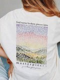 Women'WB shield Graphic Print Round Neck Tee, Fashion Casual Drop Shoulder Short Sleeve T-shirt, Ladies Summer TNF for...