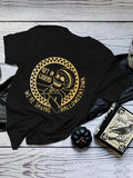Women'WB shield Graphic Round Neck Tee, Fashion Casual Short Sleeve T-shirt for Daily Holiday Vacation Outdoor Wear,...