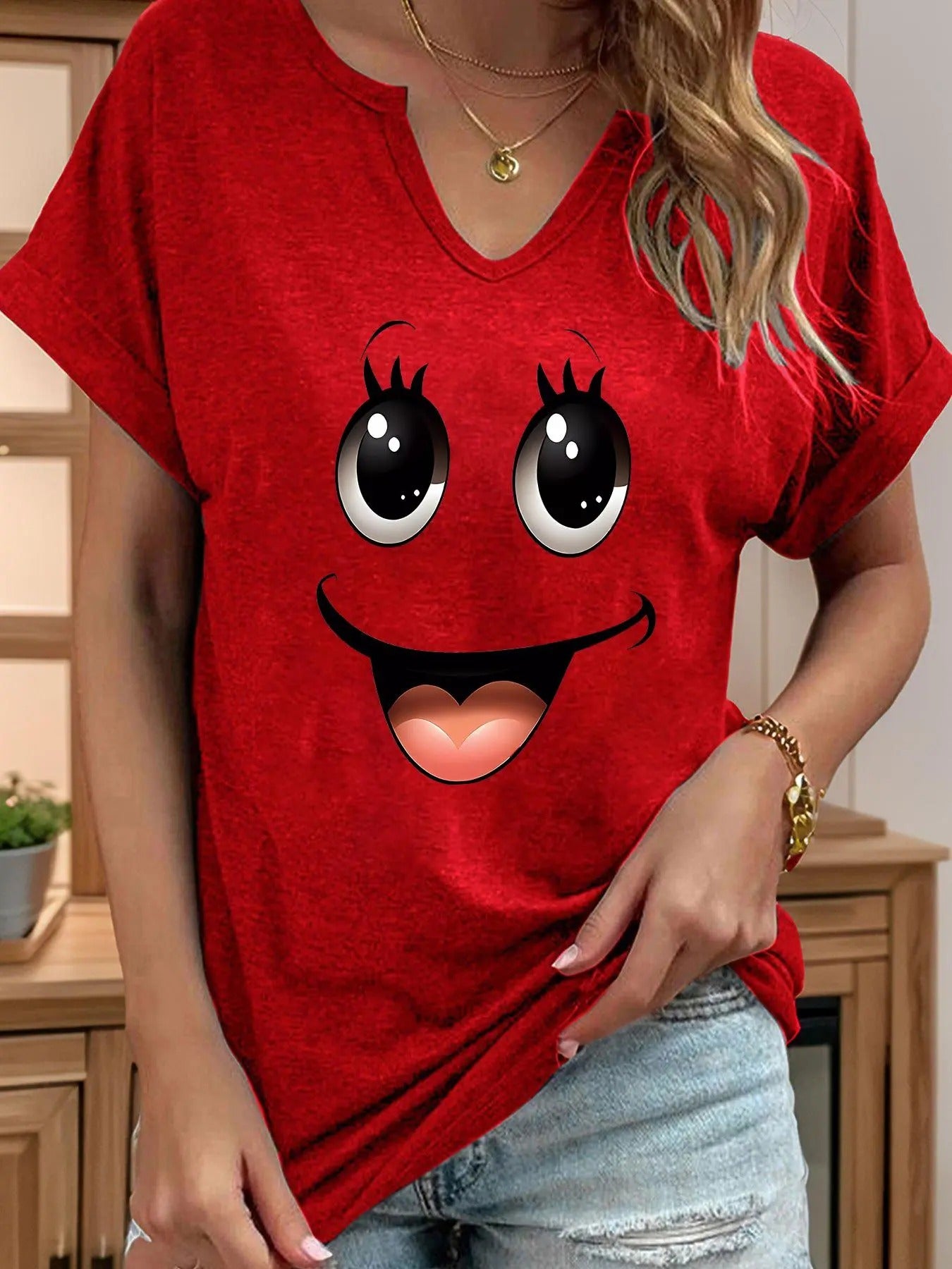 Women'WB shield Graphic Tee, Casual Short Sleeve T-shirt for Summer, Ladies TNF for Daily Wear, Top Hoodie, Sweatshirt