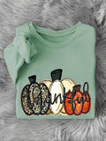 Women'WB shield Halloween TNF Letter Print Drop Shoulder Pullover, Casual Long Sleeve Crew Neck Sweatshirt for Fall &...