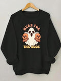 Women'WB shield Halloween TNF Round Neck Sweatshirt, Casual Long Sleeve Crew Neck Pullover for Fall & Winter, Women'WB...