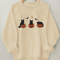 Women'WB shield Halloween TNF Sweatshirt, Casual Long Sleeve Round Neck Pullover for Daily Wear, Ladies Spring & Fall TNF...