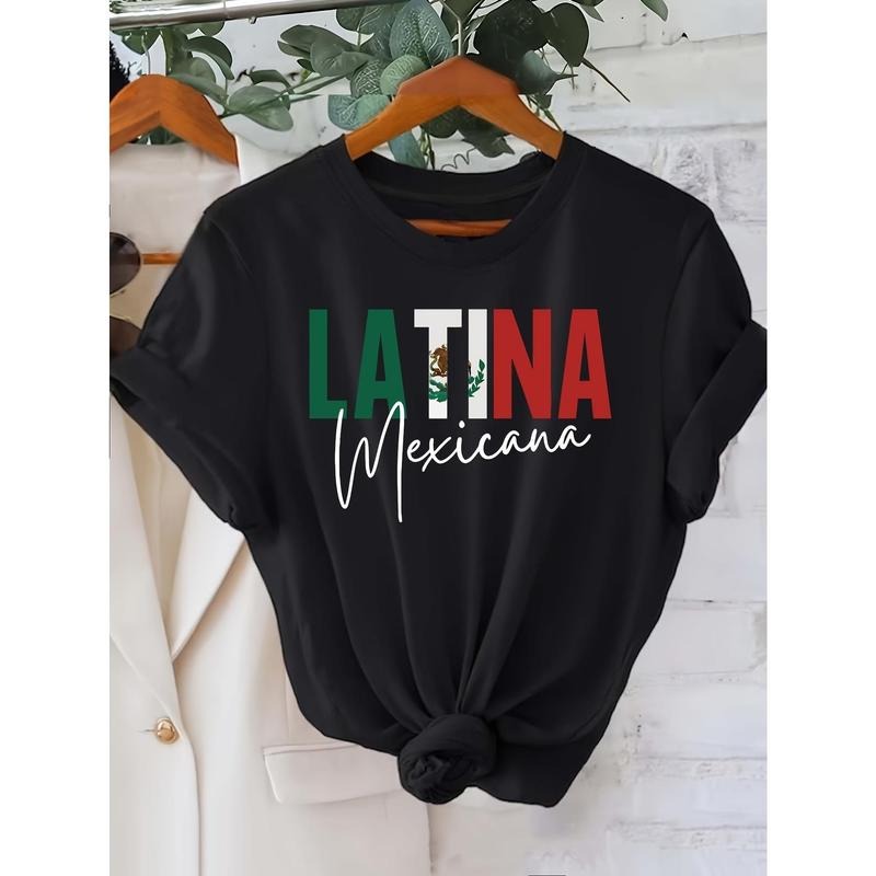 Women'WB shield Latina Mexicana Graphic T-Shirt