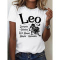 Women'WB shield Leo Zodiac Sign T-Shirt