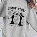 Women'WB shield Letter & Figure Print Drop Shoulder Sweatshirt, Casual Long Sleeve Round Neck Pullover for Daily Wear,...