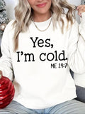 Women'WB shield Letter & Figure Print Round Neck Sweatshirt, Casual Long Sleeve Crew Neck Pullover for Fall & Winter,...