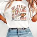 Women'WB shield Letter & Figure Print Round Neck Tee, Casual Short Sleeve T-shirt for Daily Wear, Ladies Summer Top...