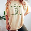 Women'WB shield Letter & Frog Print Drop Shoulder Round Neck Tee, Casual Half Sleeve T-shirt for Summer, Fashion Women'WB...
