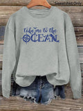 Women'WB shield Letter & Graphic Print Crew Neck Sweatshirt, Casual Drop Shoulder Long Sleeve Pullover, Ladies Fall &...