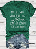 Women'WB shield Letter & Mountain Print Round Neck Tee, Casual Short Sleeve Crew Neck T-shirt for Summer, Fashion...