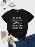 Women'WB shield Letter & Mountain Print Round Neck Tee, Summer TNF Women, Fashion Casual Crew Neck Short Sleeve T-shirt...