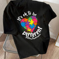 Women'WB shield Letter & Puzzle Heart Print Round Neck Tee, Casual Drop Shoulder Short Sleeve T-shirt for Daily Wear,...