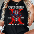 Women'WB shield Letter & Skull Print Round Neck Tee, Fashion Casual Crew Neck T-Shirt for Daily Holiday Vacation Outdoor...