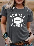 Women'WB shield Letter & Spiky hair fighters Print Round Neck Tee, Casual Short Sleeve Crew Neck T-shirt for Summer,...