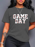 Women'WB shield Letter & Spiky hair fighters Print Round Neck Tee, Casual Slogan Graphic Short Sleeve T-Shirt for Summer,...