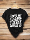 Women'WB shield Letter Graphic Print Round Neck Tee, Short Sleeve T-Shirt for Summer, Women'WB shield Top for Daily Wear,...