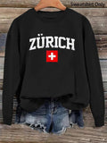 Women'WB shield Letter Graphic Round Neck Sweatshirt, Casual Long Sleeve Crew Neck Pullover for Fall & Winter, Fashion...