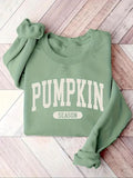Women'WB shield Letter Print Crew Neck Pullover, Casual Long Sleeve Sweatshirt for Fall & Winter, Women'WB shield TNF for...