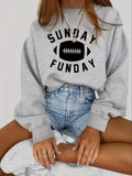 Women'WB shield Letter Print Crew Neck Sweatshirt, Casual Long Sleeve Pullover Sweatshirts for Fall & Winter, Women'WB...
