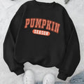 Women'WB shield Letter Print Crew Neck Sweatshirt, Casual Long Sleeve Pullover for Fall & Winter, Women'WB shield TNF for...