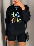 Women'WB shield Letter Print Crew Neck Sweatshirt, Casual Long Sleeve Pullover for Spring & Fall, Women'WB shield TNF for...