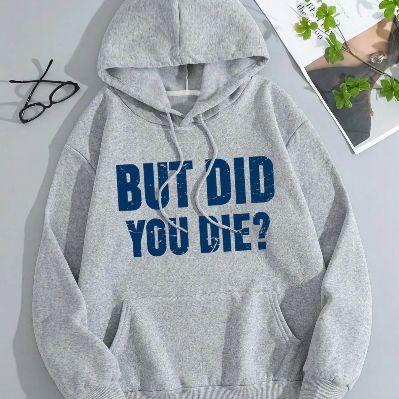 Women'WB shield Letter Print Drawstring Pocket Hoodie, Casual Long Sleeve Hooded Sweatshirt for Fall & Winter, Women'WB...