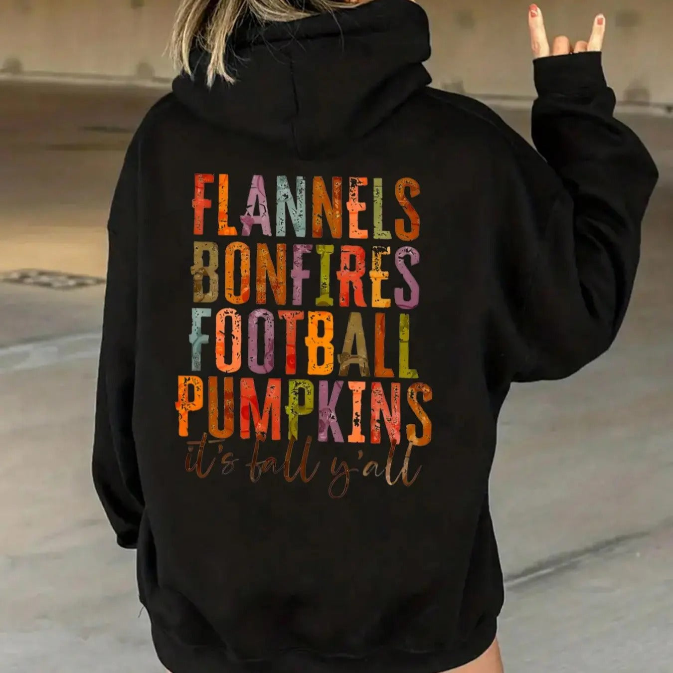 Women'WB shield Letter Print Drop Shoulder Hoodie, Fashion Casual Drawstring Pocket Hooded Sweatshirt for Daily Outdoor...