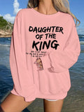 Women'WB shield Letter Print Drop Shoulder Pullover, Casual Long Sleeve Crew Neck Sweatshirt for Fall & Winter, Fashion...