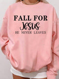 Women'WB shield Letter Print Drop Shoulder Pullover, Fashion Casual Crew Neck Long Sleeve Sweatshirt for Daily Holiday...