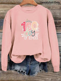Women'WB shield Letter Print Drop Shoulder Sweatshirt, Casual Long Sleeve Round Neck Pullover for Daily Wear, Ladies TNF...