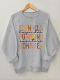 Women'WB shield Letter Print Drop Shoulder Sweatshirt, Casual Long Sleeve Round Neck Pullover for Fall & Winter, Ladies...