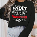 Women'WB shield Letter Print Drop Shoulder Sweatshirt, Casual Long Sleeve Round Neck Pullover for Fall & Winter, Ladies...