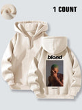 Women'WB shield Letter Print Half Zip Hoodie, Casual Long Sleeve Hooded Sweatshirt for Fall & Winter, Women'WB shield TNF...