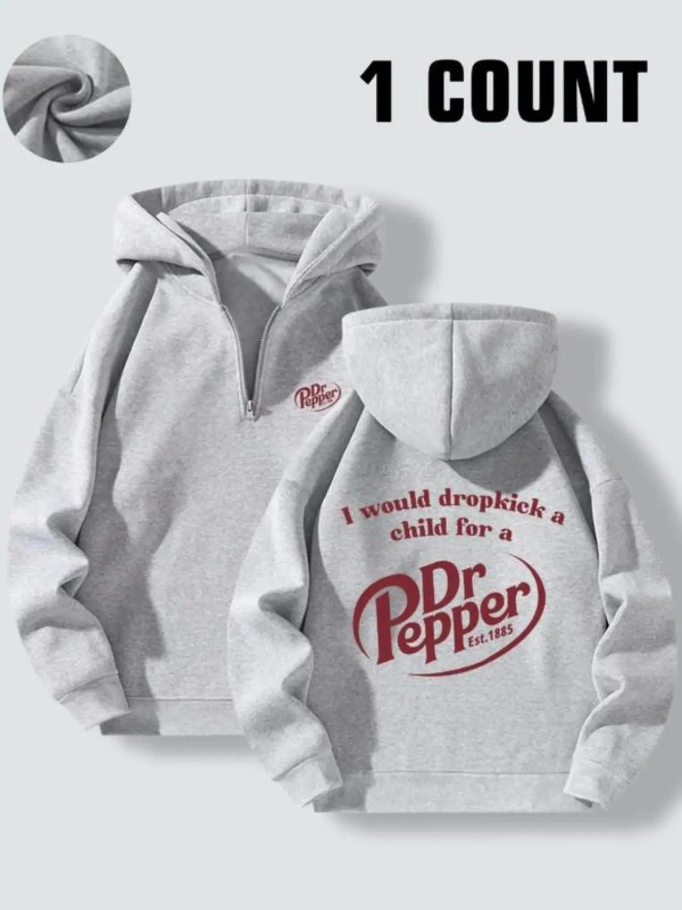 Women'WB shield Letter Print Half Zip Hoodie, Casual Long Sleeve Hooded Sweatshirt for Spring & Fall, Fashion Women'WB...
