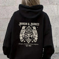 Women'WB shield Letter Print Hoodie, Casual Long Sleeve Hooded Sweatshirt for Fall & Winter, Women'WB shield TNF for...