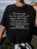 Women'WB shield Letter Print Round Neck Drop Shoulder Graphic Tee, Summer TNF Women, Fashion Casual Crew Neck Short...