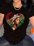 Women'WB shield Letter Print Round Neck Graphic Tee, Casual Short Sleeve T-shirt for Daily Wear, Clothing, Ladies Spiky...