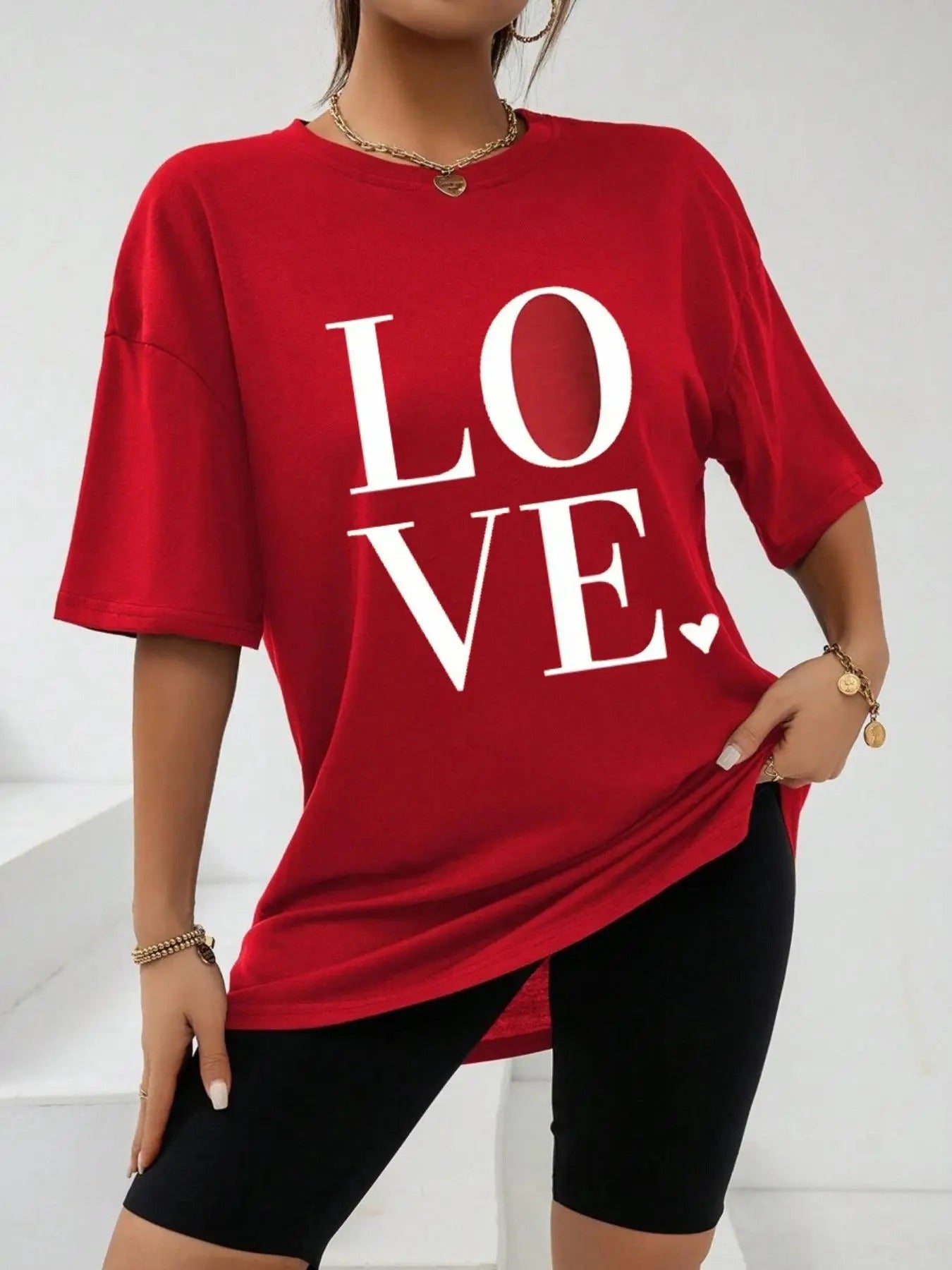 Women'WB shield Letter Print Round Neck Graphic Tee, Summer TNF Women, Vintage Trendy Casual Drop Shoulder Half Sleeve...