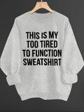 Women'WB shield Letter Print Round Neck Pullover Sweatshirt, Fashion Casual Crew Neck Long Sleeve Sweatshirt for Daily...