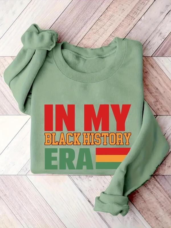 Women'WB shield Letter Print Round Neck Pullover, Fashion Casual Crew Neck Sweatshirt for Daily Holiday Outdoor Wear,...